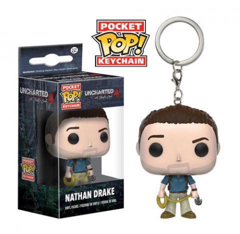 Pocket Pop Uncharted Nathan Drake Vinyl Key Chain