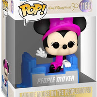 Pop Walt Disney World 50th Minnie Mouse on the People Mover Vinyl Figure