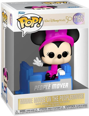 Pop Walt Disney World 50th Minnie Mouse on the People Mover Vinyl Figure