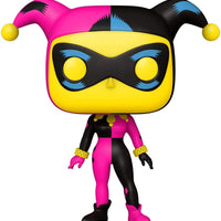 Pop Blacklight Batman Animated Series Harley Quinn Glow Vinyl Figure Hot Topic Exclusive