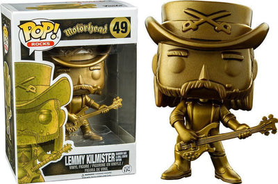 Pop Motorhead Lemmy Kilmister Rainbow Bar & Grill Statue Edition Vinyl Figure Hot Topic Exclusive