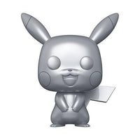 Pop Pokemon Pikachu Silver Chrome 10'' Vinyl Figure Special Edition