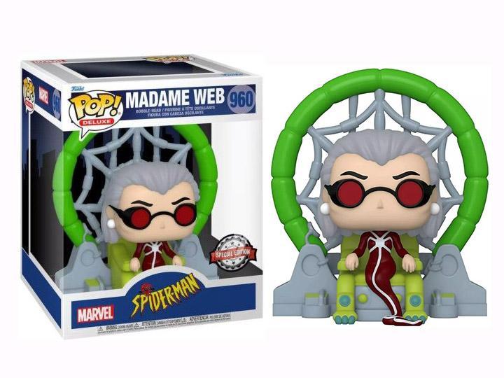 Pop Deluxe Spider-Man Madame Web 6" Vinyl Figure Exclusive