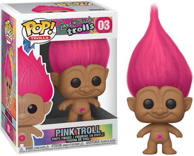 Pop Trolls Rainbow Pink Vinyl Figure