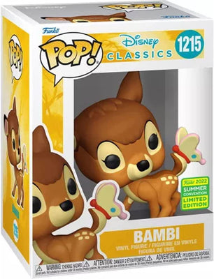 Pop Disney Classics Bambi Bambi Vinyl Figure 2022 SDCC Summer Convention Exclusive