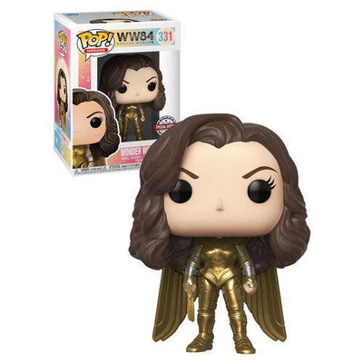 Pop Wonder Woman WW84 Wonder Woman w/ Wings Metallic Figure Special Edition