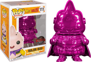 Pop Dragonball Z Majin Buu Pink Chrome Vinyl Figure Special Edition