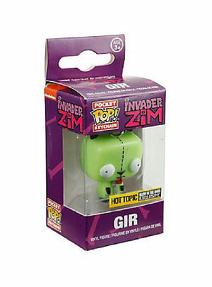 Pocket Pop Invader Zim Gir Vinyl Keychain Hot Topic Exclusive