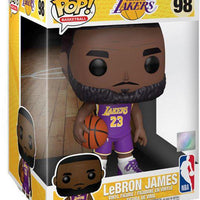 Pop NBA Lakers LeBron James Purple Jersey 10" Vinyl Figure