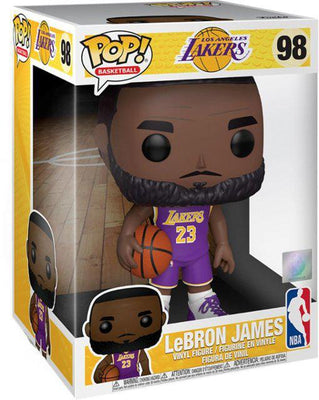Pop NBA Lakers LeBron James Purple Jersey 10