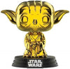 Pop Star Wars Gold Yoda Vinyl Figure Galactic Convention Exclusive