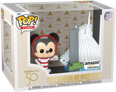 Pop Town Walt Disney World 50th Space Mountain and Mickey Mouse Vinyl Figure Amazon Exclusive
