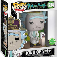 Pop Rick and Morty King of $#!+ with Sound Deluxe Vinyl Figure