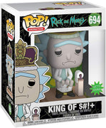 Pop Rick and Morty King of $#!+ with Sound Deluxe Vinyl Figure