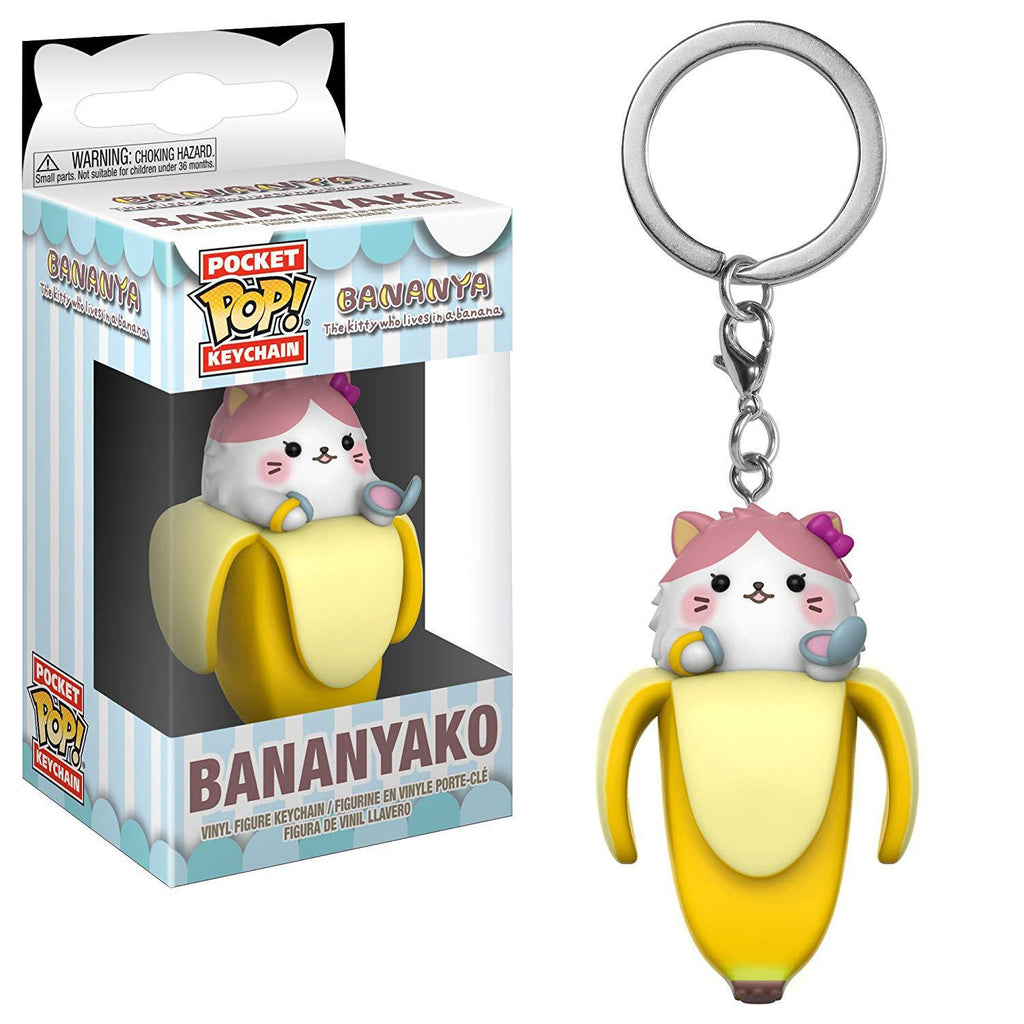 Pocket Pop Bananya Bananyako Vinyl Key Chain
