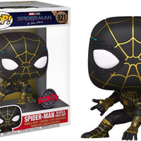 Pop Mavel Spider-Man No Way Home Spicer-Man Black and Gold 10" Vinyl Figure Special Edition