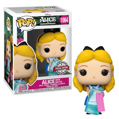 Pop Alice in Wonderland Alice with Bottle Vinyl Figure BoxLunch Exclusive
