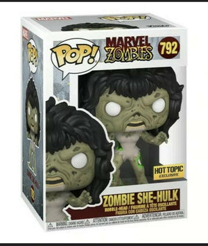 Pop Marvel Zombies Zombie She-Hulk Vinyl Figure Hot Topic Exclusive #792