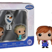 Pocket Pop Disney Frozen Elsa, Anna & Olaf Mini Vinyl Figure 3 Pack Tin