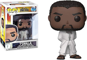 Pop Marvel Black Panther T'Challa White Robe Vinyl Figure