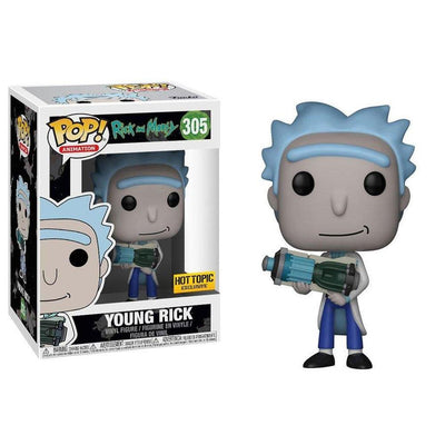 Pop Rick and Morty Young Rick Vinyl Figure Hot Topic Exclusive
