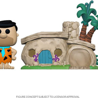 Pop Town Flintstones Fred Flintstone's with House Vinyl Figure