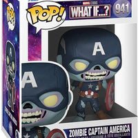 Pop Marvel What If...? Zombie Captain America Vinyl Figure