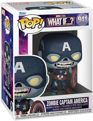 Pop Marvel What If...? Zombie Captain America Vinyl Figure