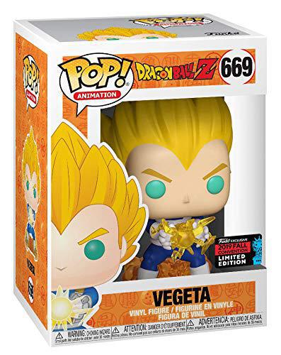 Pop Dragon Ball Z Final Flash Vegeta Vinyl Figure Fall Convention Exclusive #669