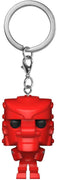 Pocket Pop Mattel Rock Em Sock Em Robot Red Key Chain