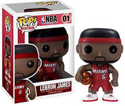 Pop NBA Lebron James Red Jersey Vinyl Figure