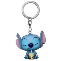 Pocket Pop Disney Lilo & Stitch Stitch with Boba Vinyl Keychain