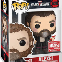 Pop Marvel Black Widow Alexei Vinyl Figure Marvel Collector Corps Exclusive