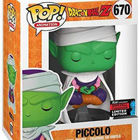 Pop Dragon Ball Z Meditating Piccolo Vinyl Figure NYCC 2019 Shared Sticker Exclusive #670