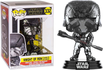 Pop Star Wars Rise of the Skywalker Knights of Ren Club Hematite Chrome Vinyl Figure