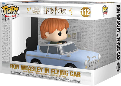Pop Ride Harry Potter Chamber of Secrets 20th Anniversary Ron Weasley in Flying Car Vinyl Figure