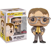 Pop Office Jim Halpert Vinyl Figure Vinyl Figure BoxLunch Exclusive #879
