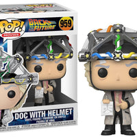 Pop Back to the Future Doc with Helmet Vinyl Figure
