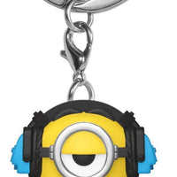 Pocket Pop Minions Rise of Gru Roller Skating Stuart Vinyl Figure Key Chain