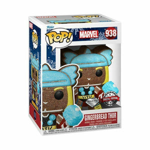 Pop Marvel Holiday Gingerbread Thor Diamond Vinyl Figure Special Edition #938