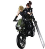 Play Arts Kai Final Fantasy VII Remake Intergrade Cloud Strife, Jessie and Motorcycle Action Figure
