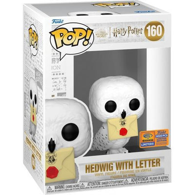 Pop Harry Potter Hedwig with Letter Vinyl Figure 2023 WonderCon Exclusive #160