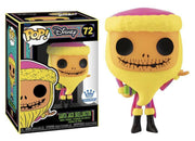 Pop Black Light Disney Santa Jack Skellington Vinyl Figure Funko Exclusive