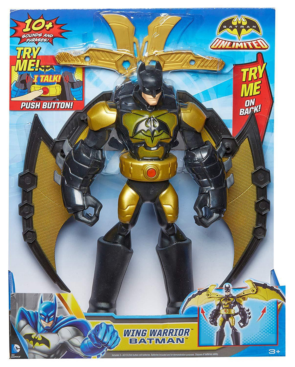 Batman Unlimited Wing Warrior Batman Action Figure