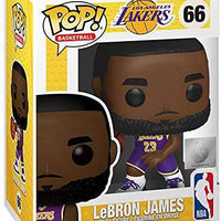 Pop NBA Stars Lakers LeBron James Purple Jersey Vinyl Figure #66