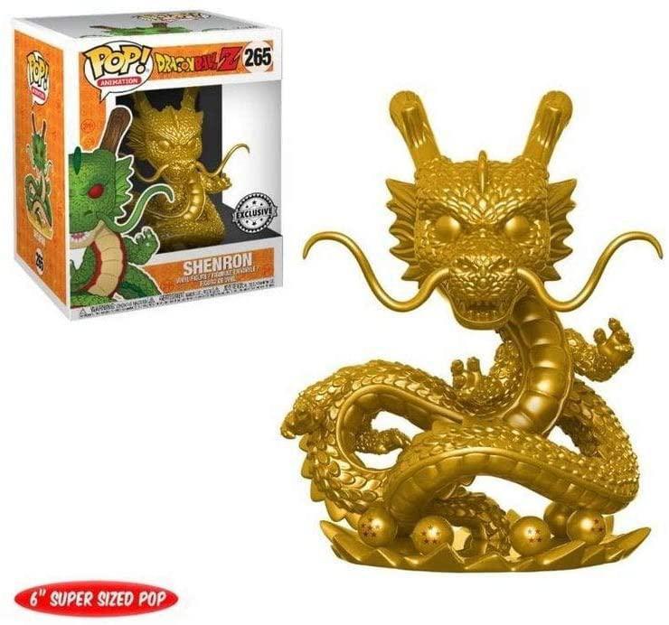 Pop Dragon Ball Z Shenron Gold 6" Vinyl Figure Hot Topic Exclusive