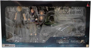 Play Arts Kai Final Fantasy VII Remake Intergrade Cloud Strife, Jessie and Motorcycle Action Figure