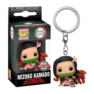 Pocket Pop Demon Slayer Nezuko Kamado Vinyl Keychain Special Edition