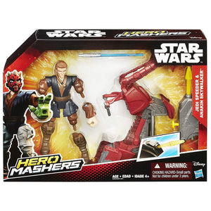 Star Wars Hero Mashers Jedi Speeder & Anakin Skywalker Figure