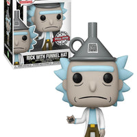 Pop Rick & Morty Rick with Funnel Hat Vinyl Figure Special Edition #959